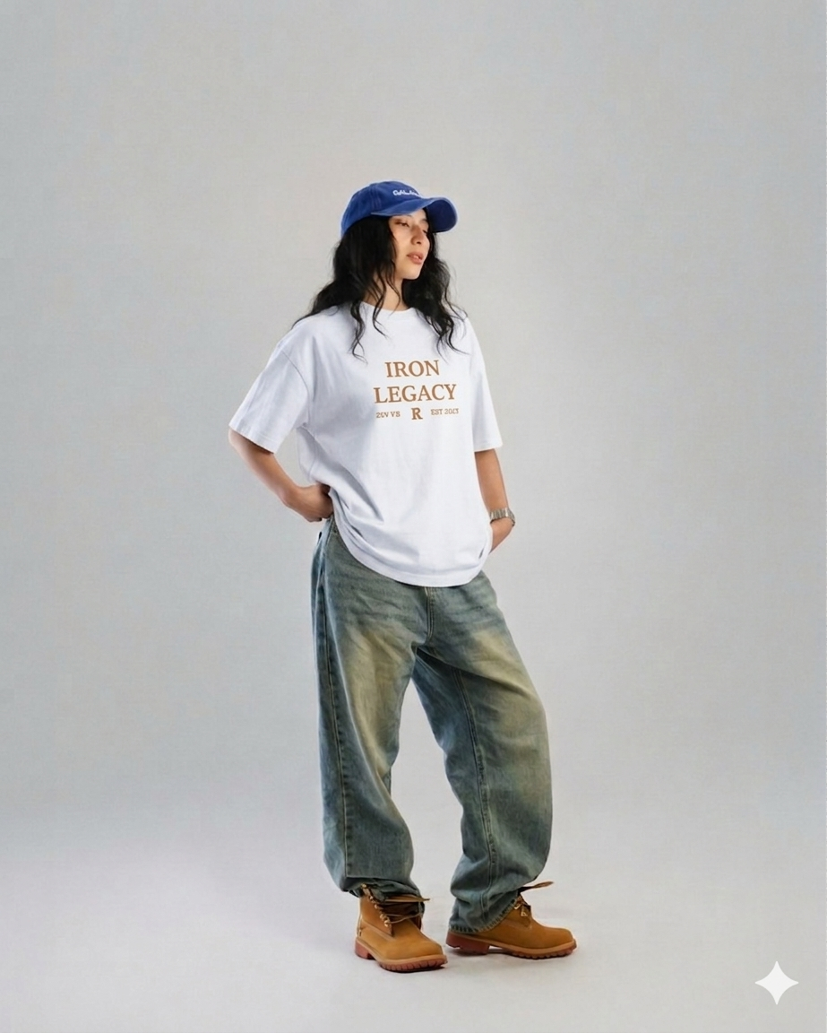 RICHERK “Vintage Velocity” — Heavyweight Drop Tee